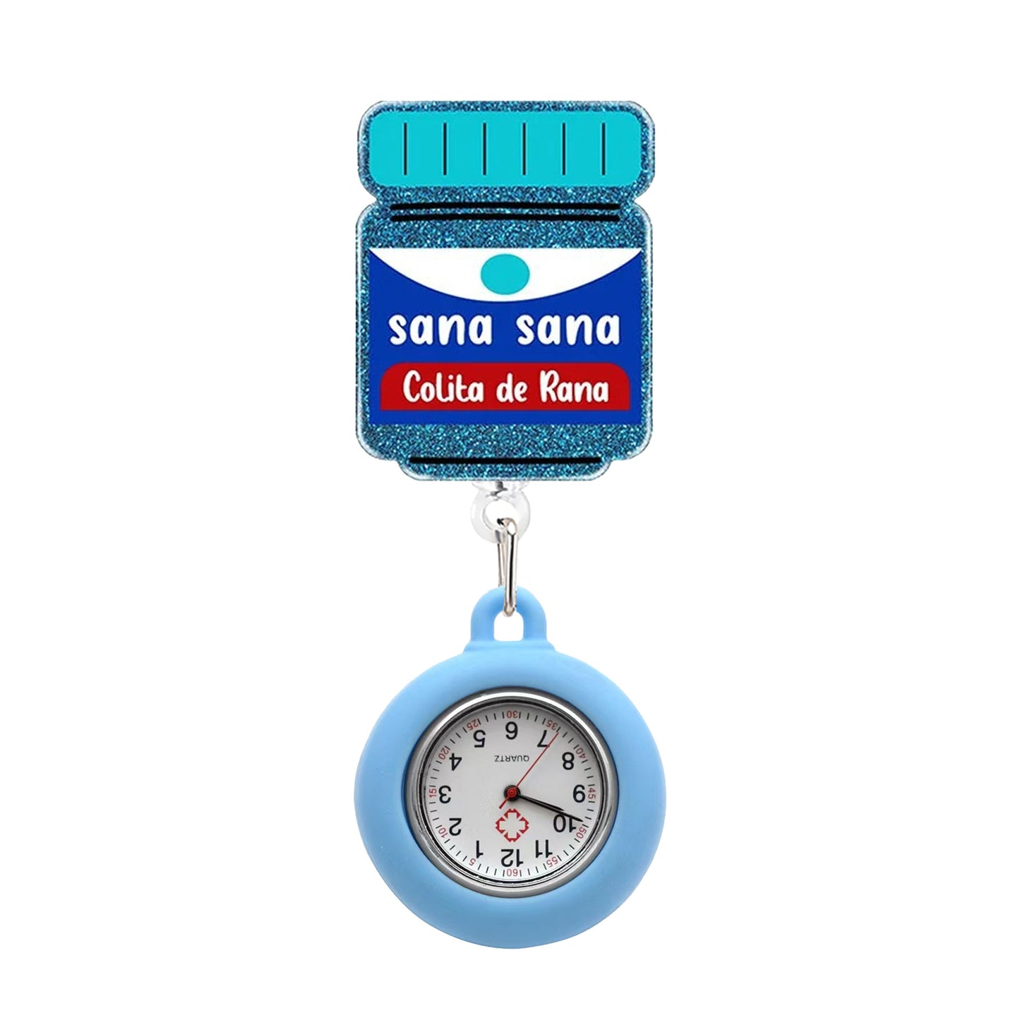 Sana Sana Badge Reel with Fob Watch