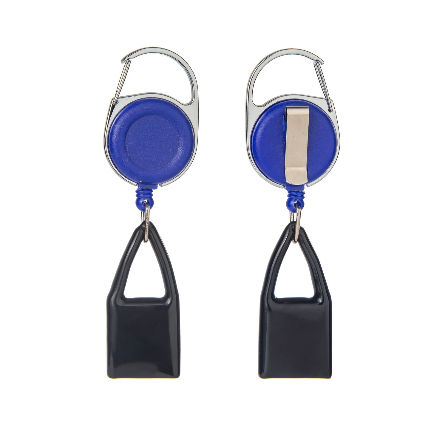 Blue Color Retractable Lighter Holder Leash Keychain