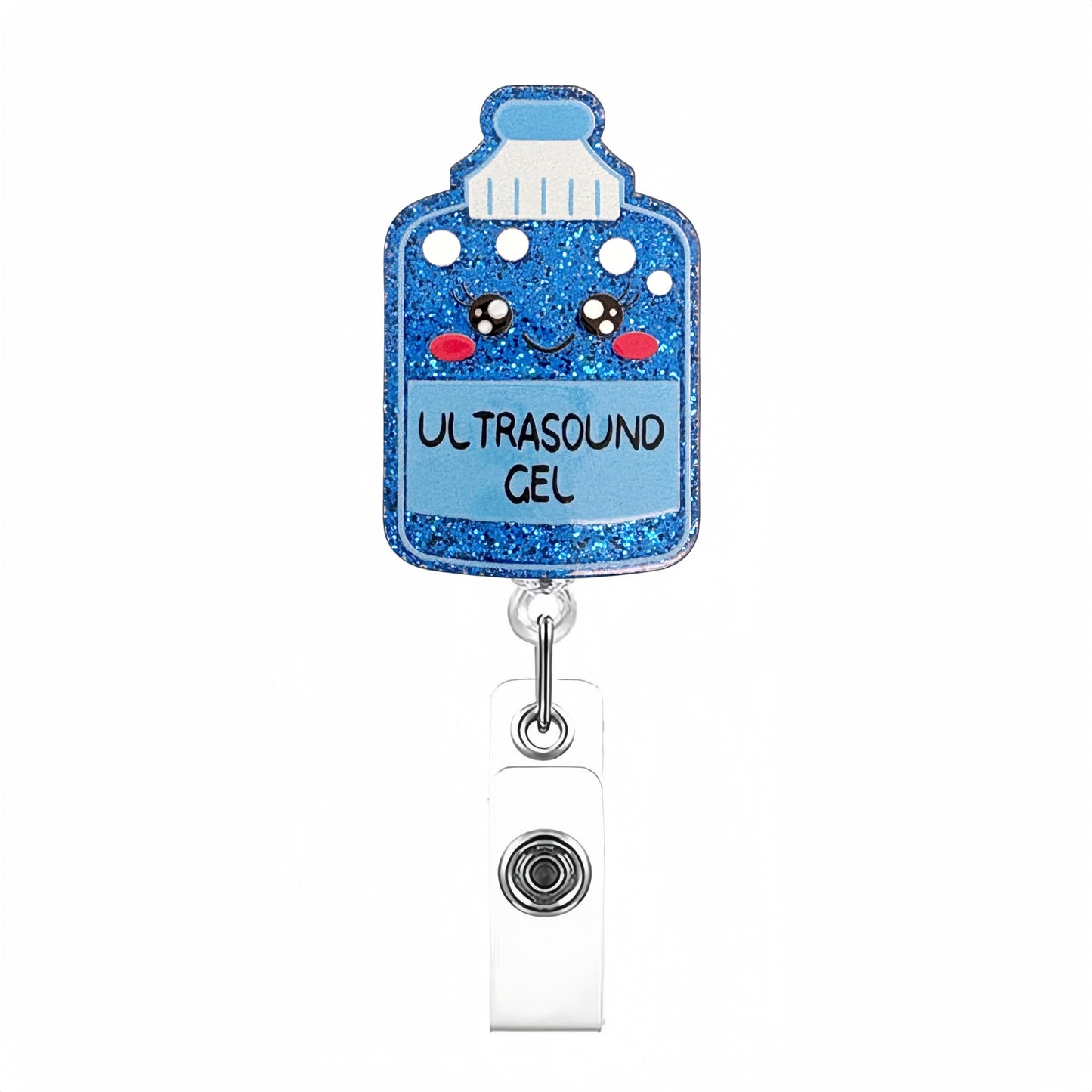 Acrylic Ultrasound Gel Badge Reel