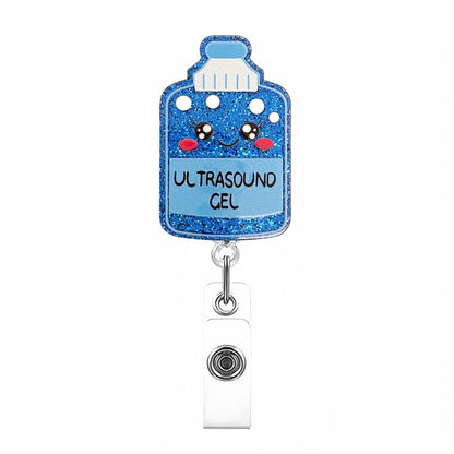 Acrylic Ultrasound Gel Badge Reel
