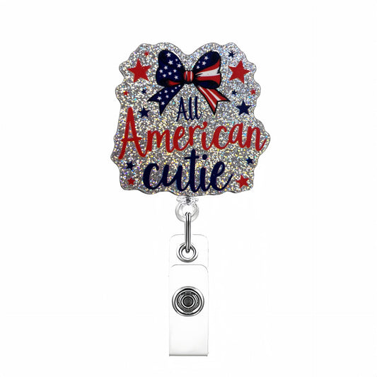 Acrylic All American Cutie Badge Reel