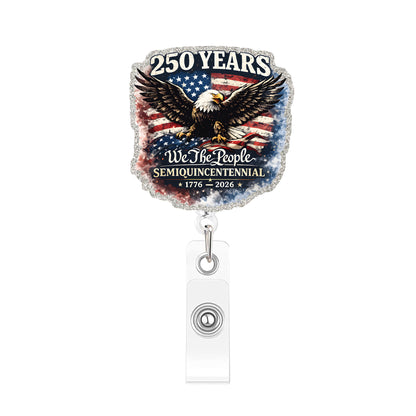 Acrylic Eagle With Semiouincentennial Badge Reel