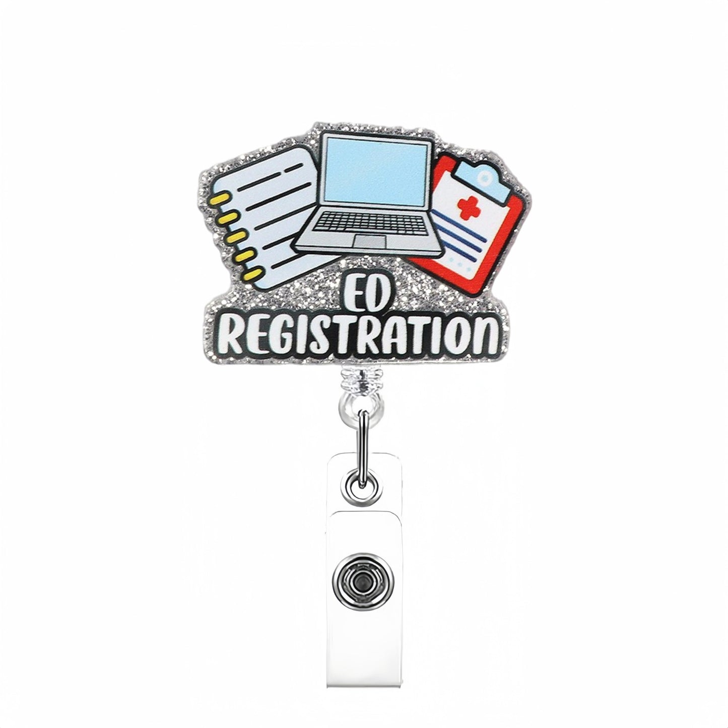 Acrylic ED Registration Badge Reel