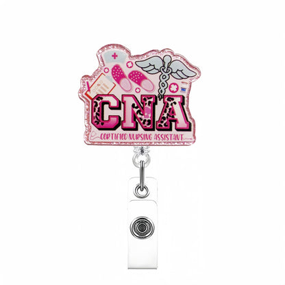 Acrylic The Letters CNA Badge Reel