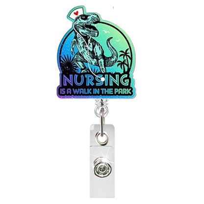Acrylic Nursing Badge Reel
