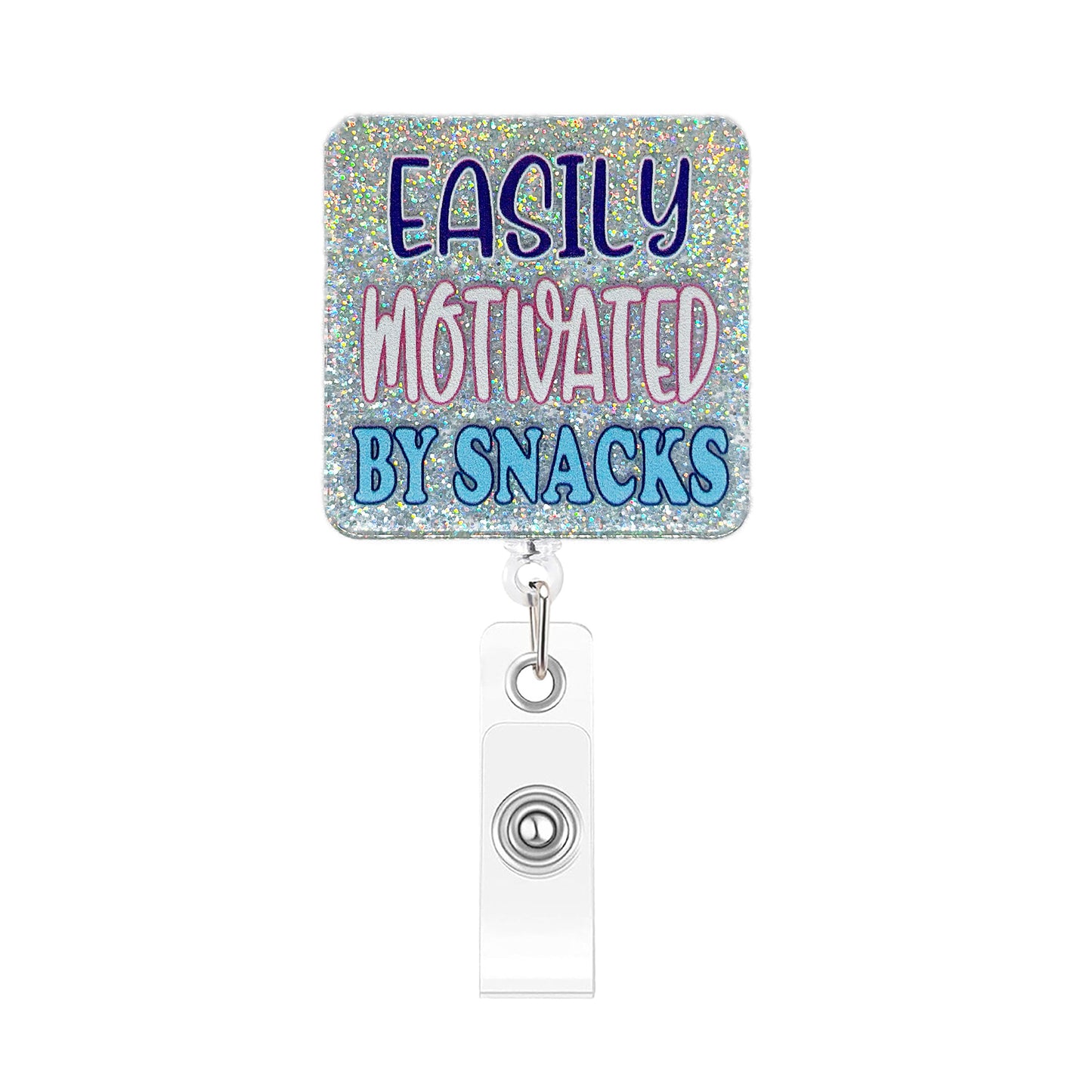 Acrylic Easily Motivated Badge Reel