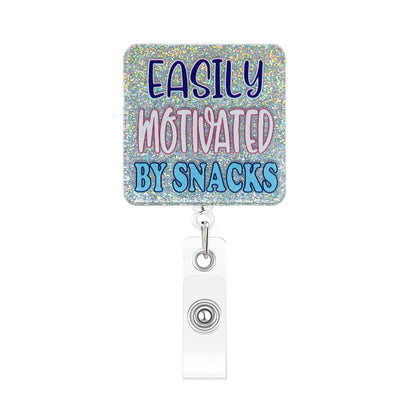 Acrylic Easily Motivated Badge Reel