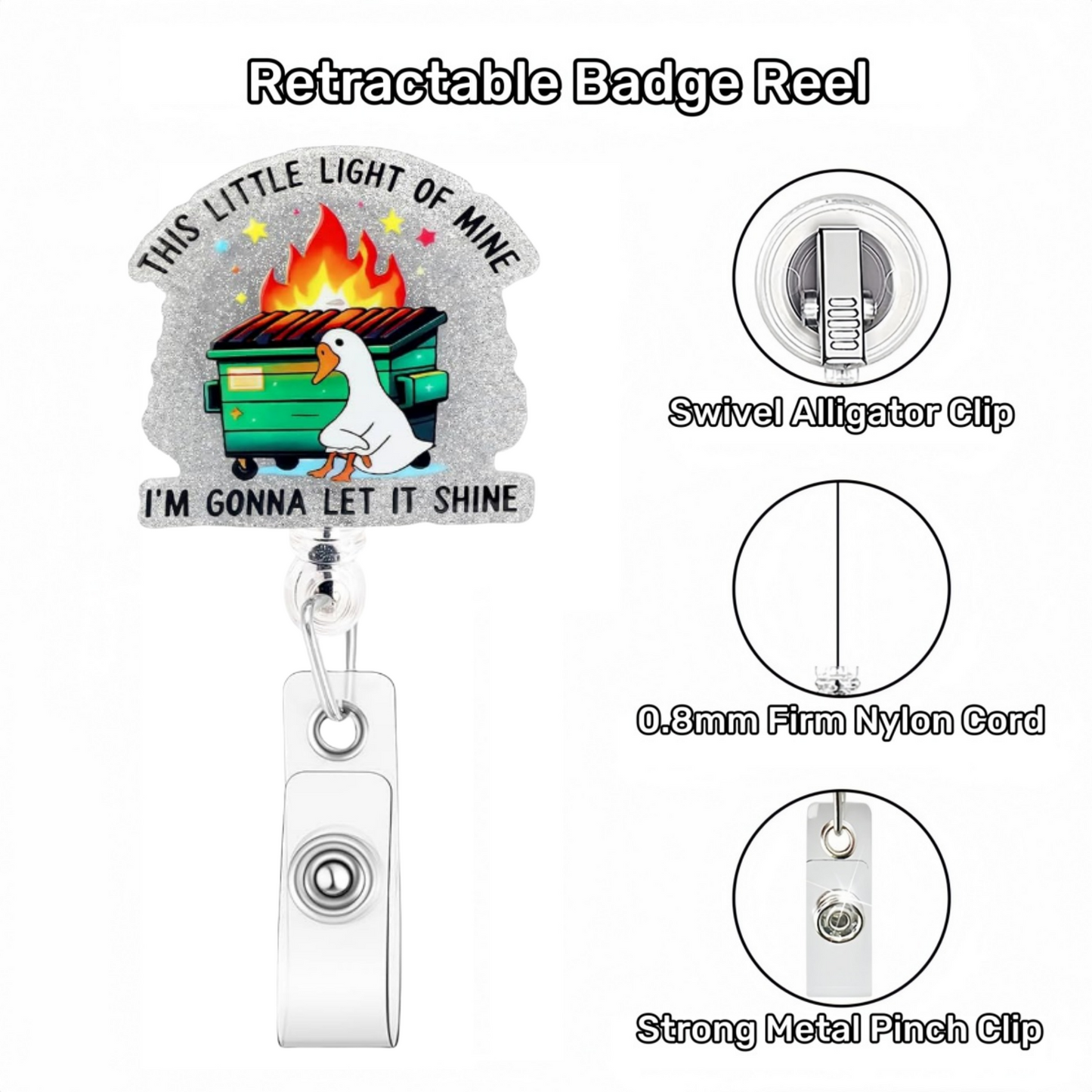 Acrylic Firebox with Goose Badge Reel