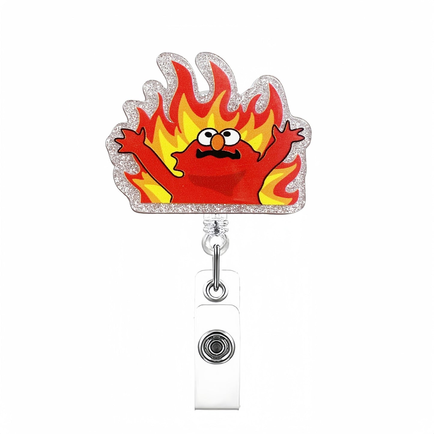 Acrylic Hellmo Badge Reel