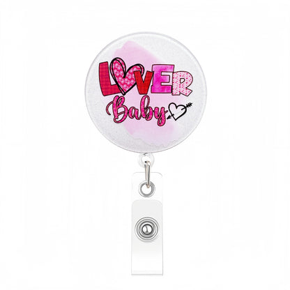 Acrylic Lover Baby Badge Reel