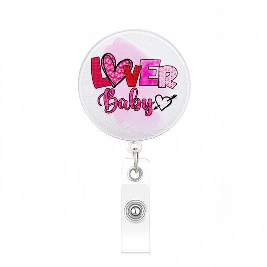 Acrylic Lover Baby Badge Reel