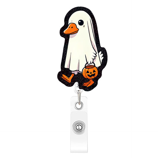 Ghost Goose Acrylic Badge Reel
