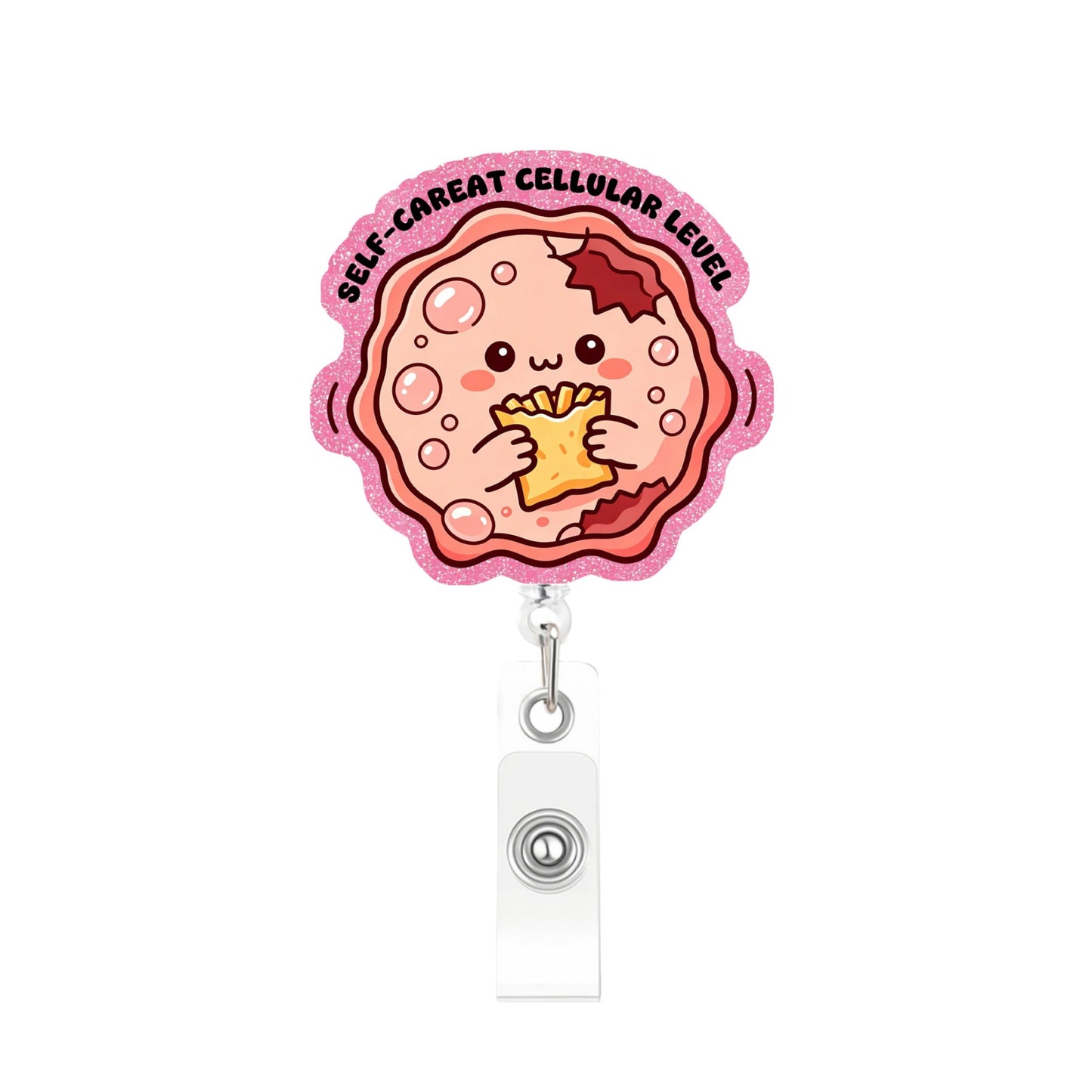 Cell Self-Healing Offspring Acrylic Badge Reel