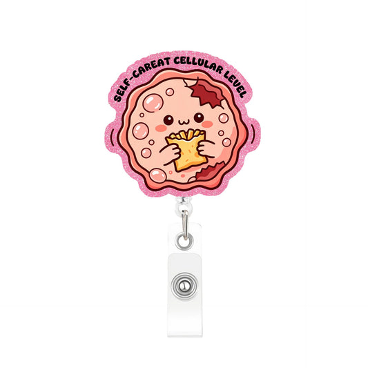 Cell Self-Healing Offspring Acrylic Badge Reel