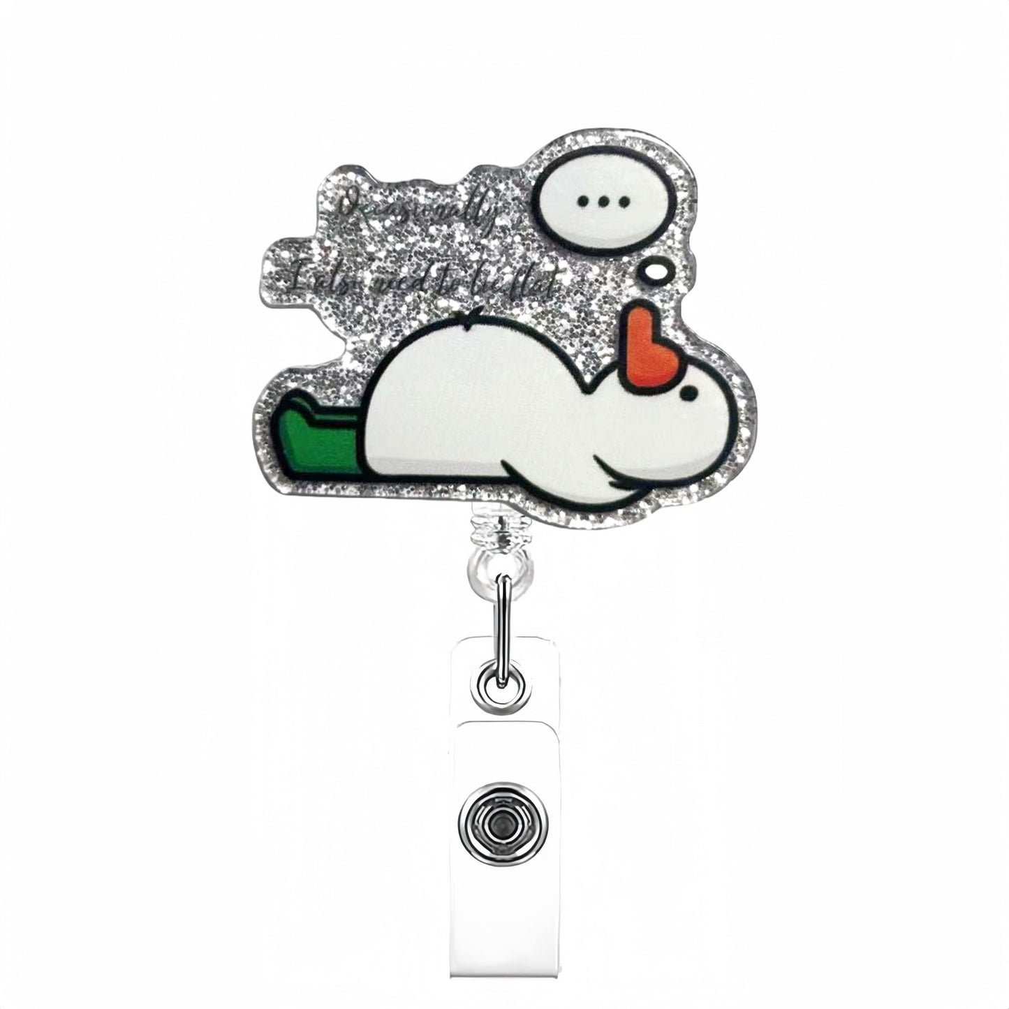 Acrylic The Lying Goose Badge Reel