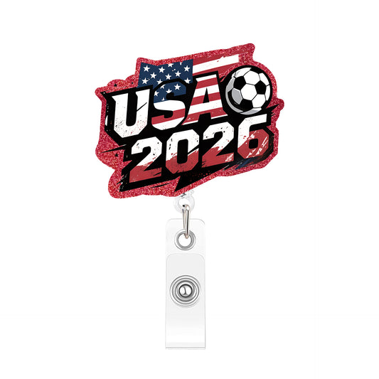 Acrylic USA Soccer 2026 Badge Reel