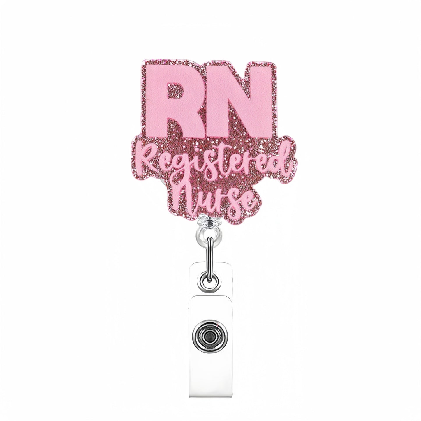Acrylic Registered Nurse Badge Reel