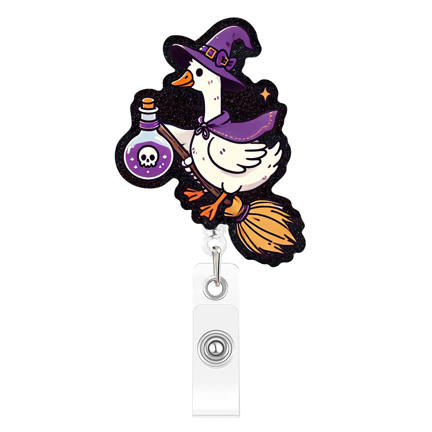 Magic Potion Goose Acrylic Badge Reel