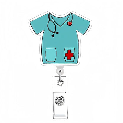 Acrylic Nursing uniform Badge Reel