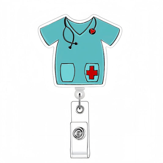 Acrylic Nursing uniform Badge Reel