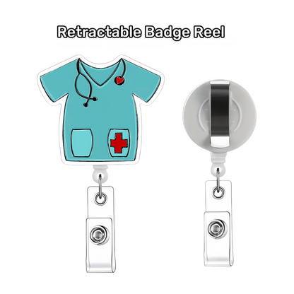 Acrylic Nursing uniform Badge Reel