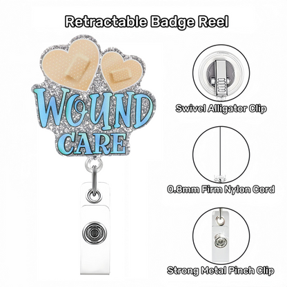 Acrylic Wound Care Badge Reel