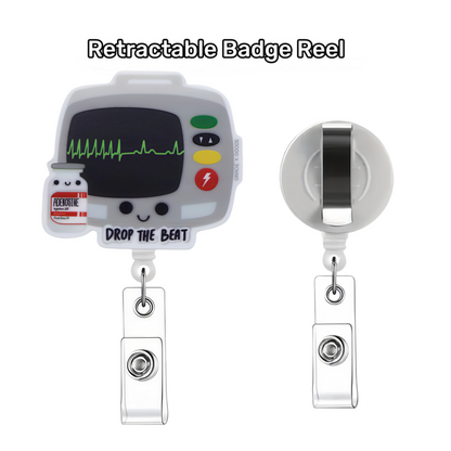 Acrylic ECG Machine Badge Reel