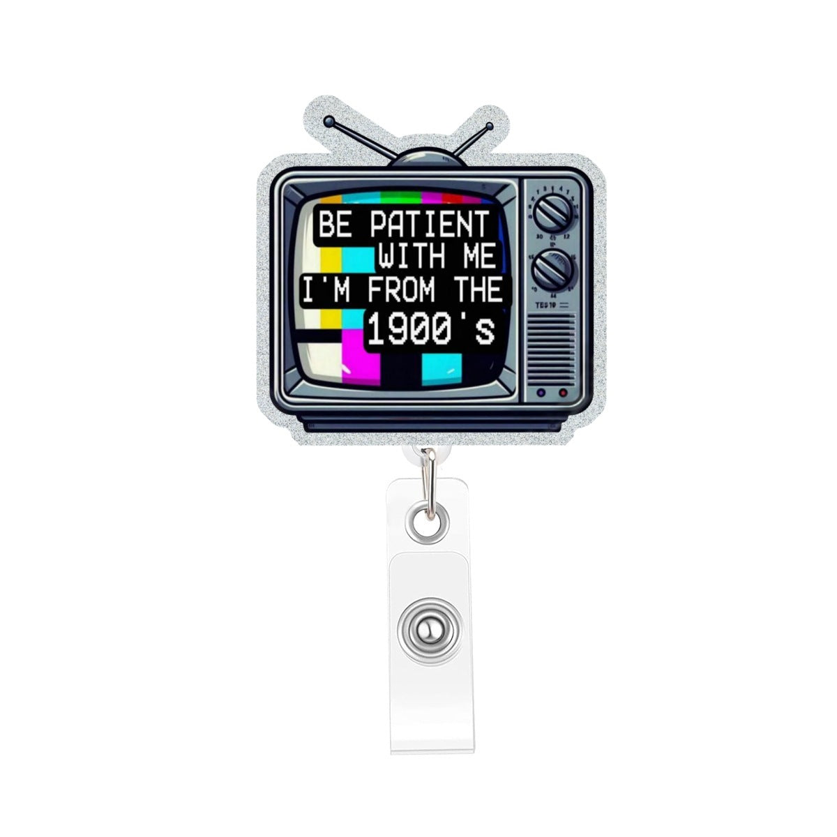 Acrylic 1900's Television Badge Reel