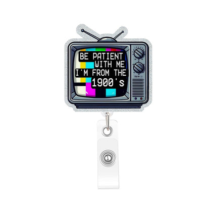 Acrylic 1900's Television Badge Reel