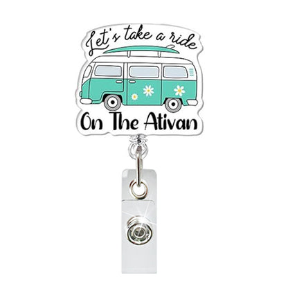Acrylic On The Ativan Badge Reel