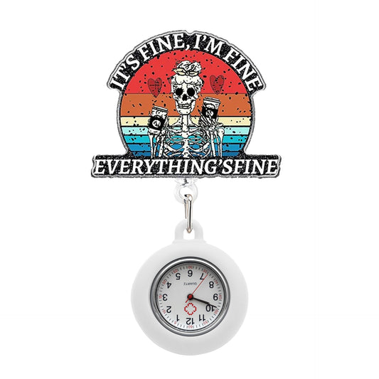 IT'S Fine Badge Reel with Fob Watch
