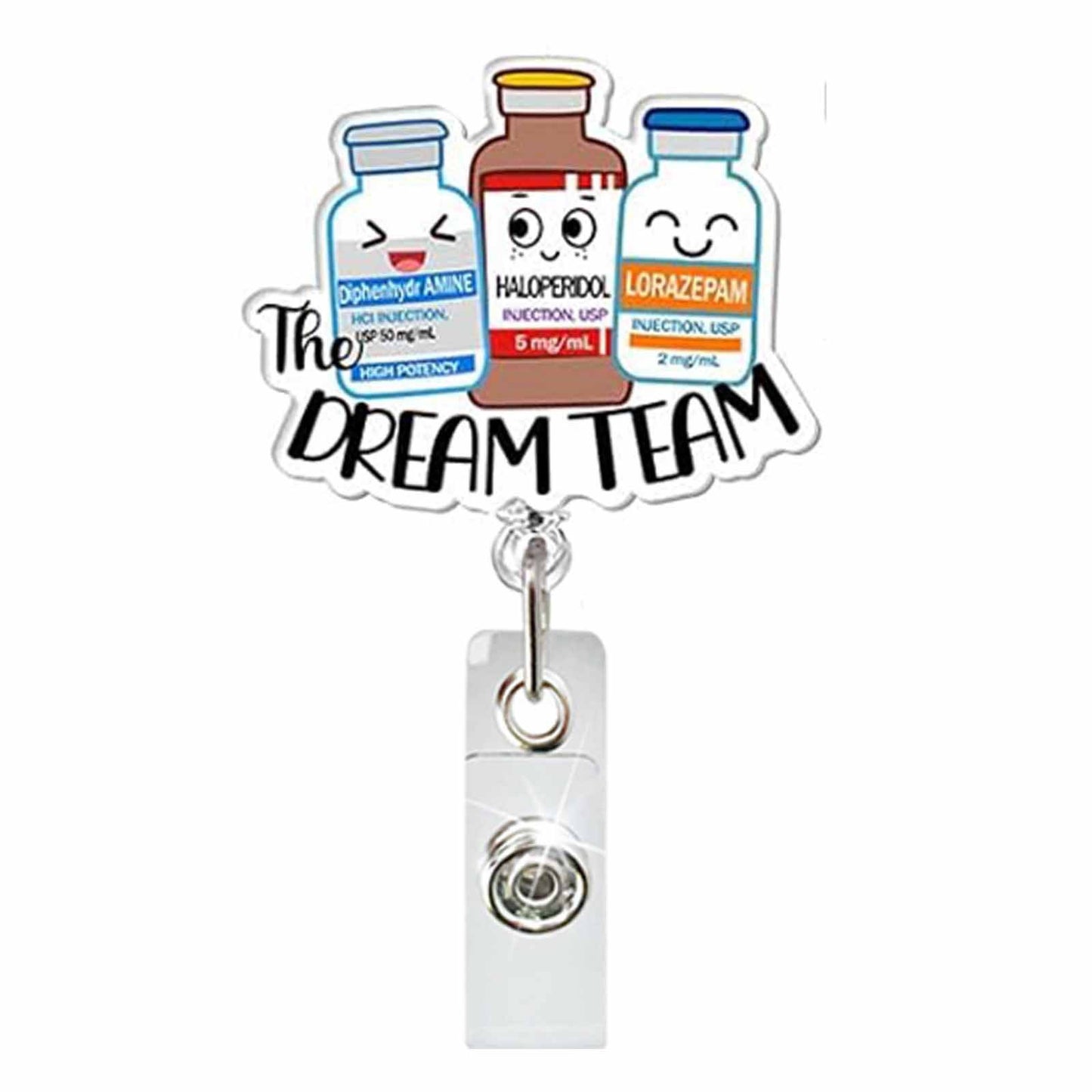 Acrylic The Dream Team Badge Reel