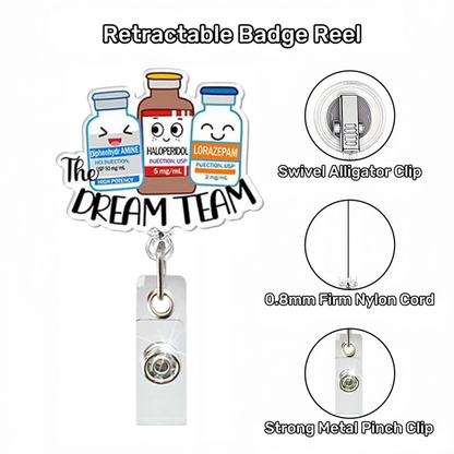 Acrylic The Dream Team Badge Reel